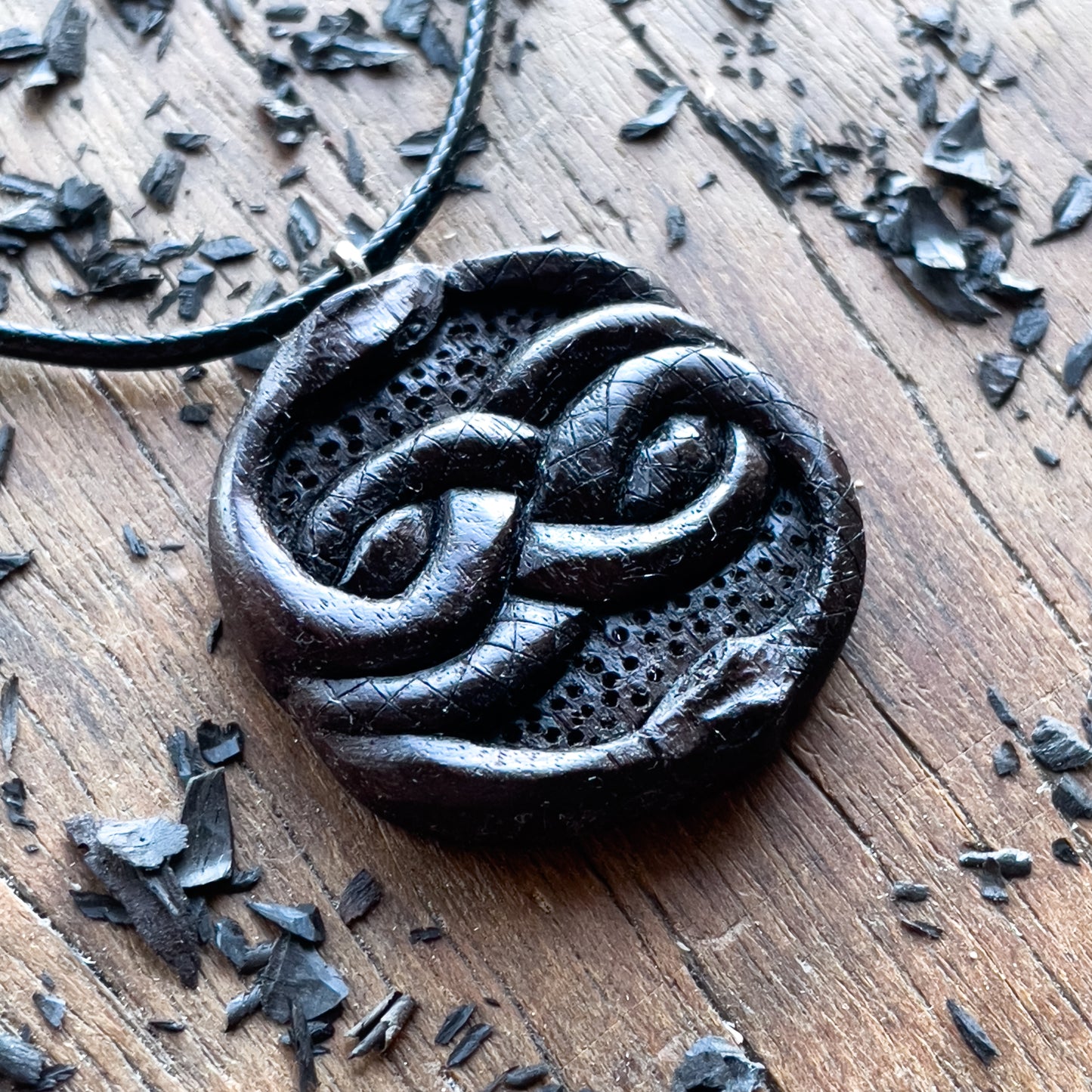 Ciondolo serpente celtico Uroboro