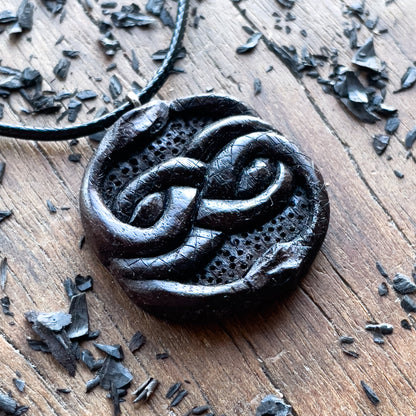 Ciondolo serpente celtico Uroboro