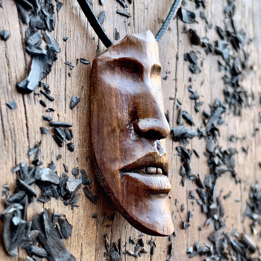 Nose and Sensual Lips Pendant