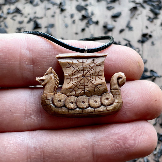 Drakkar Viking Ship Pendant