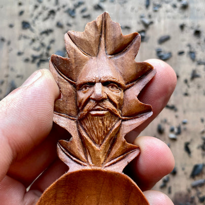 Oak Leaf Spirit Coffee Spoon