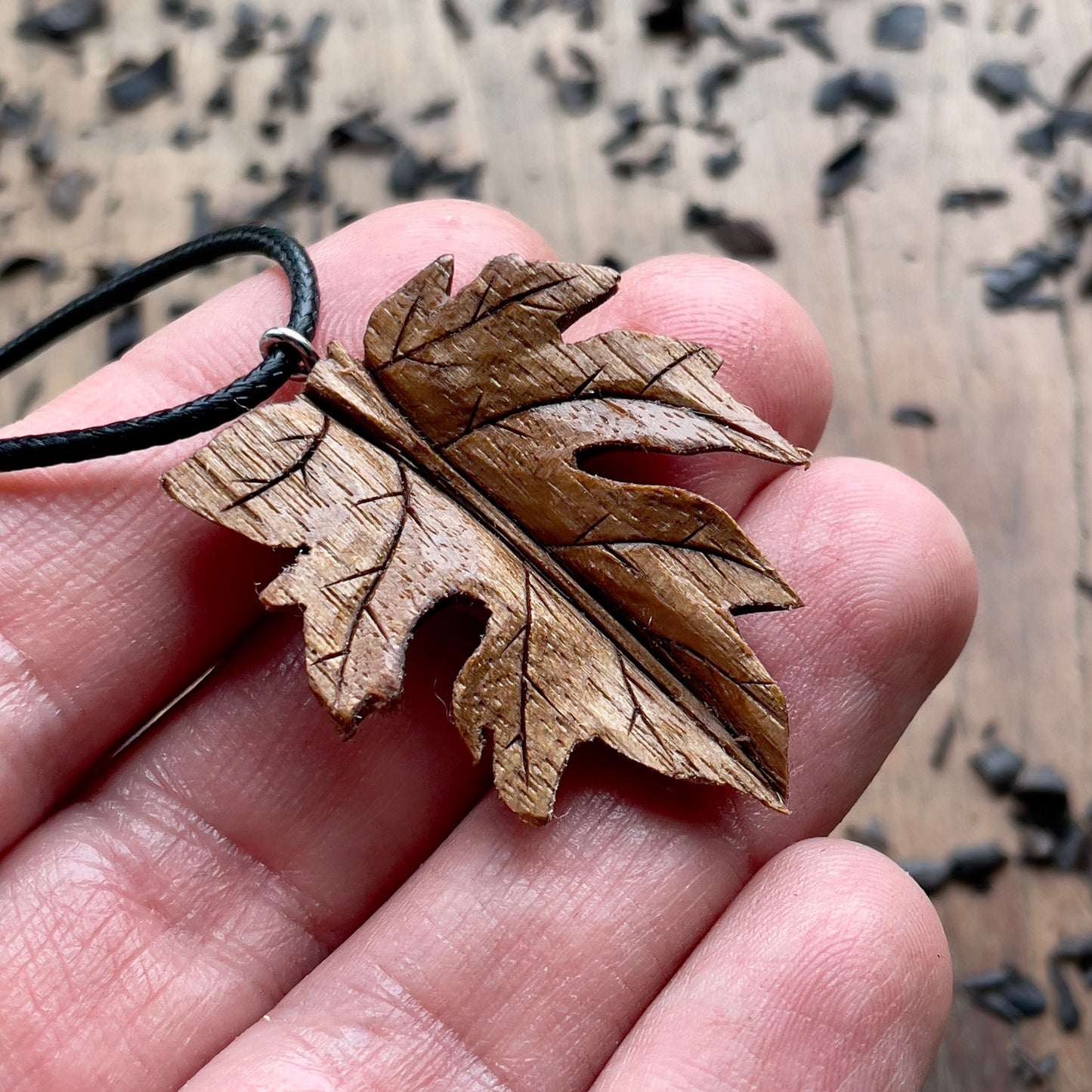 Maple Leaf Pendant - Ember Spirit