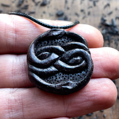 Ciondolo serpente celtico Uroboro