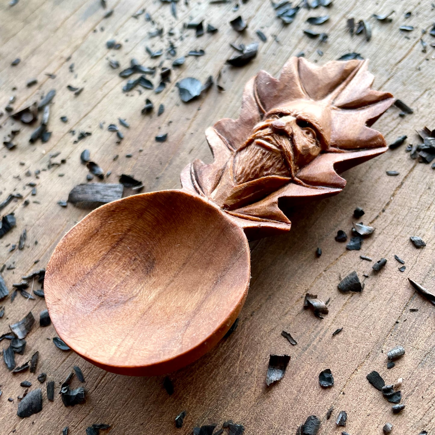 Oak Leaf Spirit Coffee Spoon
