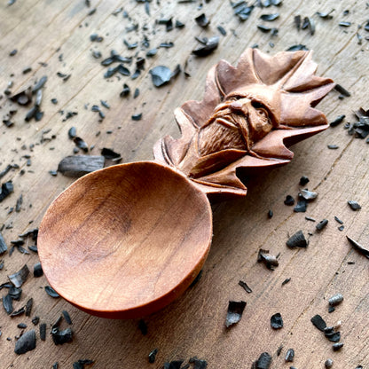 Oak Leaf Spirit Coffee Spoon