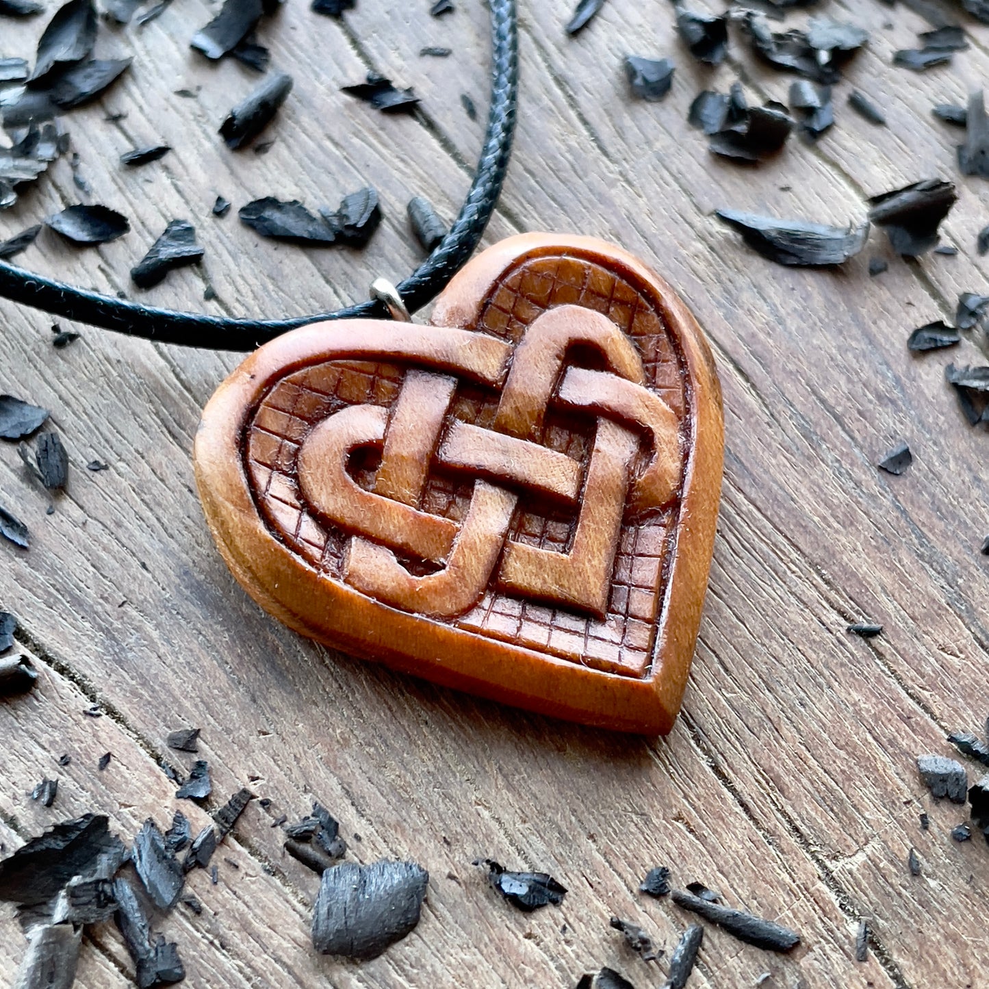 Celtic Knots Heart Pendant
