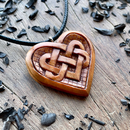 Celtic Knots Heart Pendant