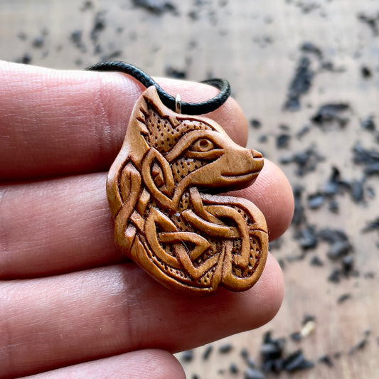 Celtic Fox Pendant