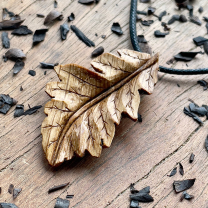 Oak Leaf Pendant - Rooted Spirit