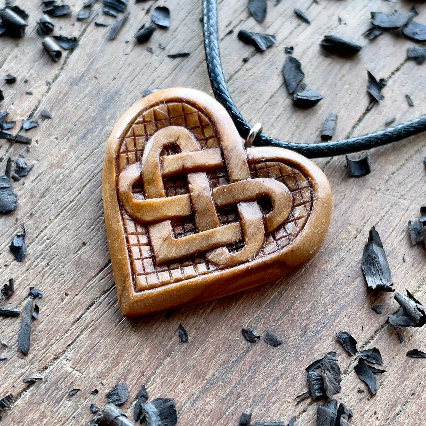 Celtic Knots Heart Pendant