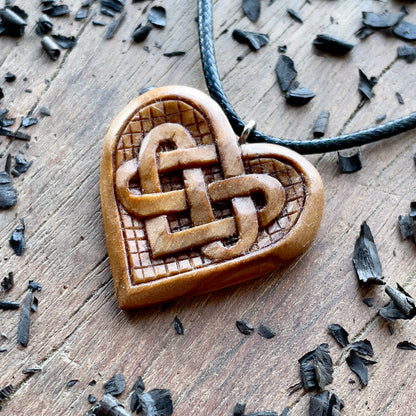 Celtic Knots Heart Pendant