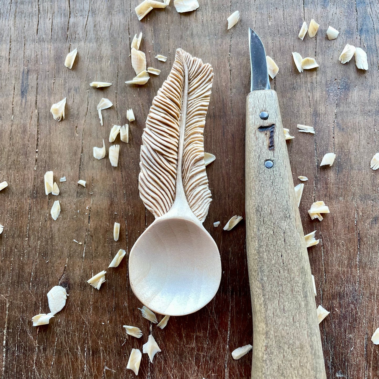 Feather Coffee Spoon