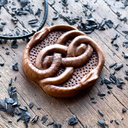 Ciondolo serpenti Ouroboros