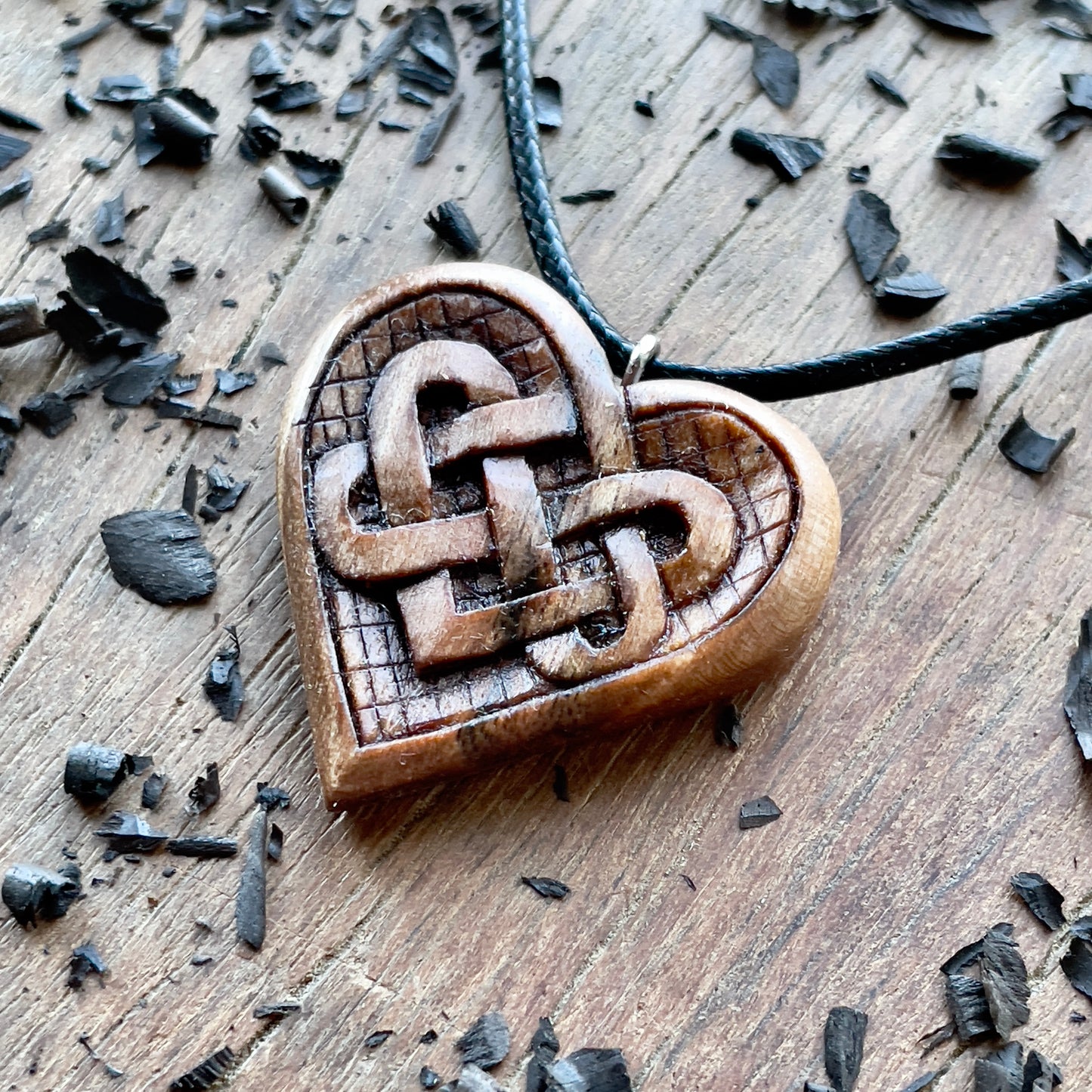 Celtic Knots Heart Pendant