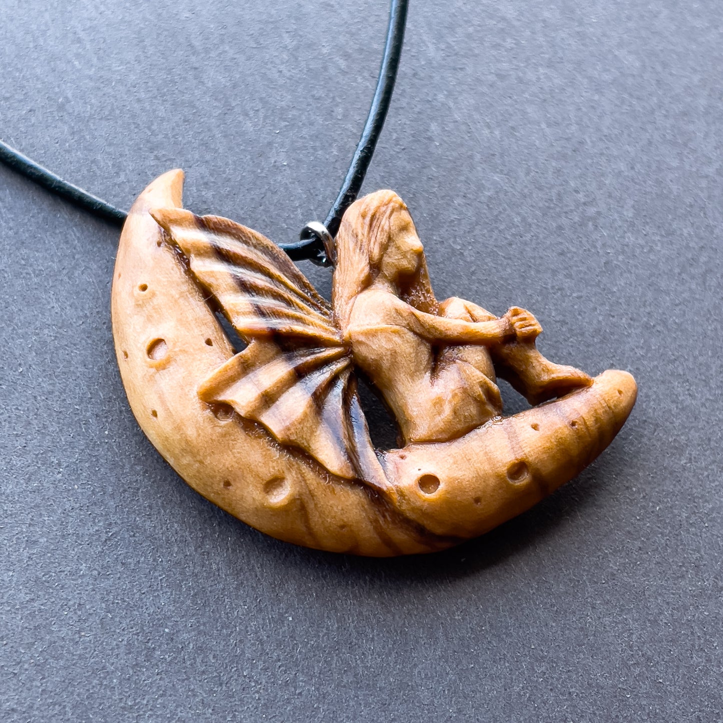 Fairy on The Moon Pendant