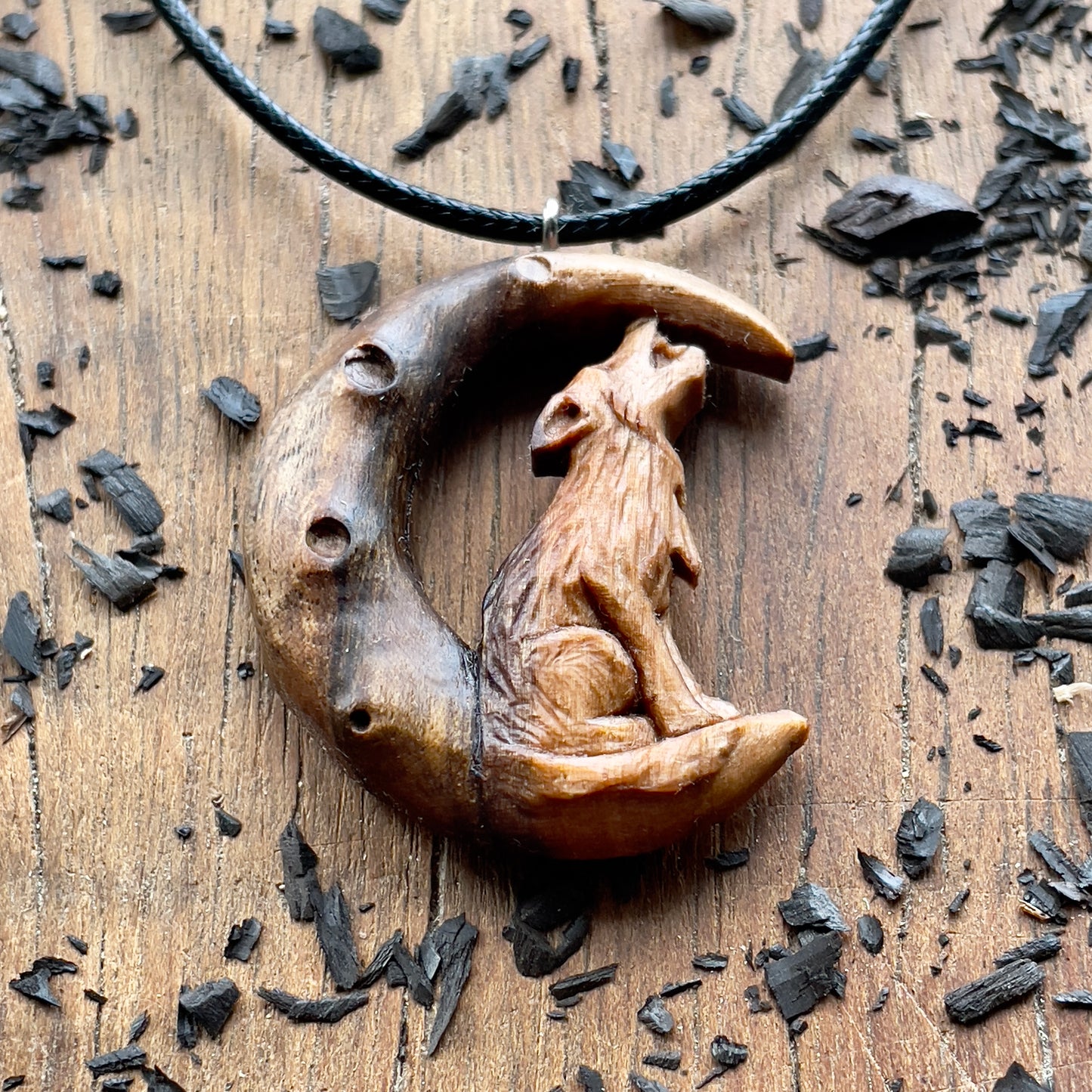 The Wolf And The Moon Pendant