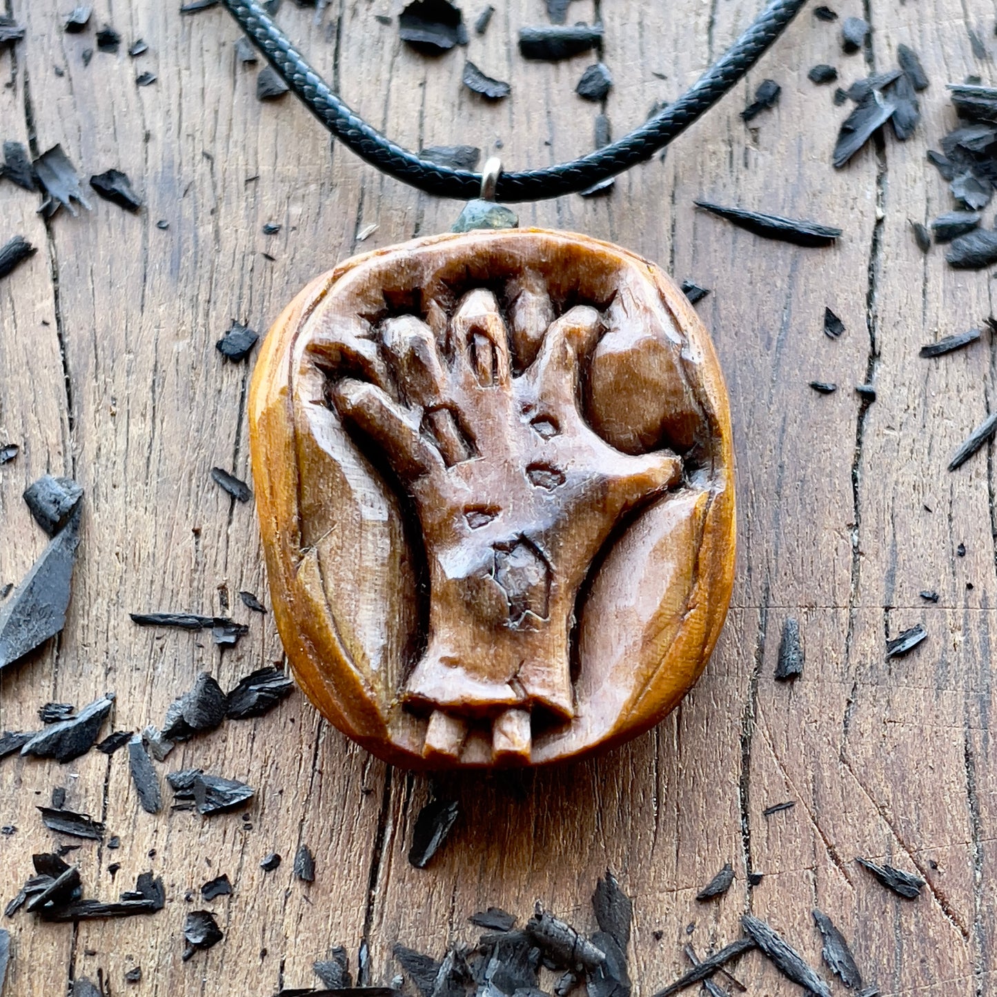 Halloween Pumpkin Pendant – Zombie Hand