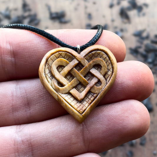 Celtic Knots Heart Pendant