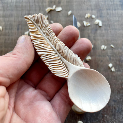 Feather Coffee Spoon