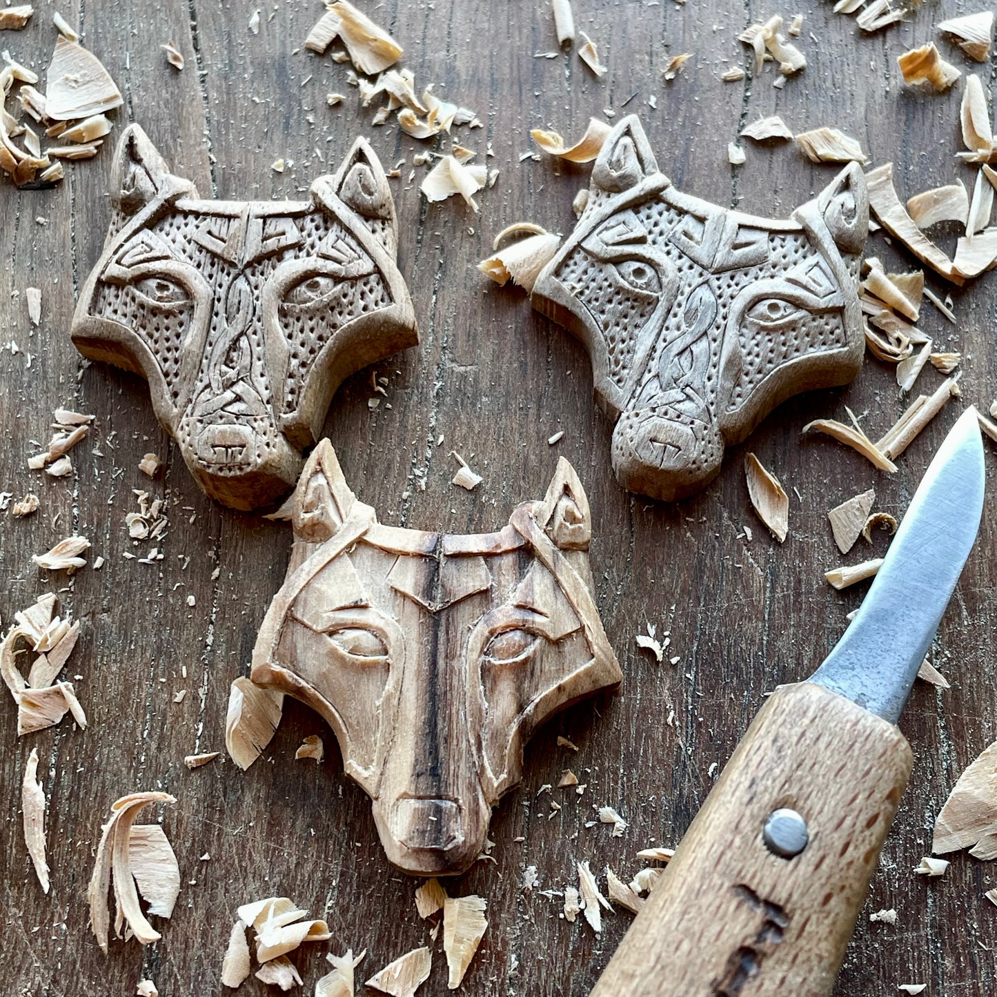 Fenrir Wolf Head Pendant