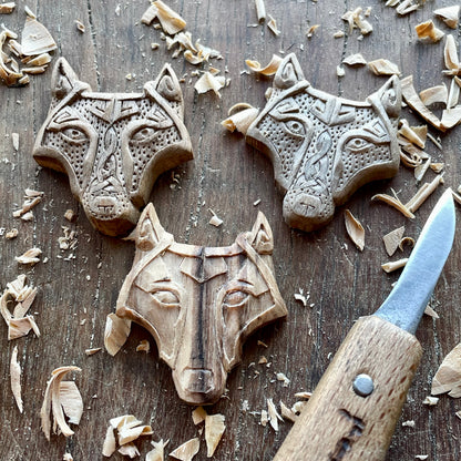 Fenrir Wolf Head Pendant