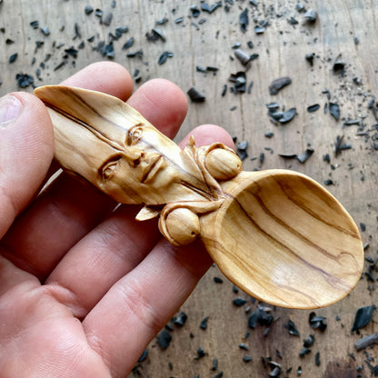 Olive Leaf Spirit Coffee Spoon