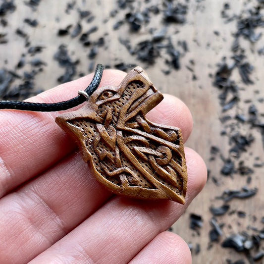 Norse Wolf Pendant
