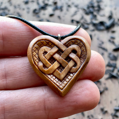 Celtic Knots Heart Pendant
