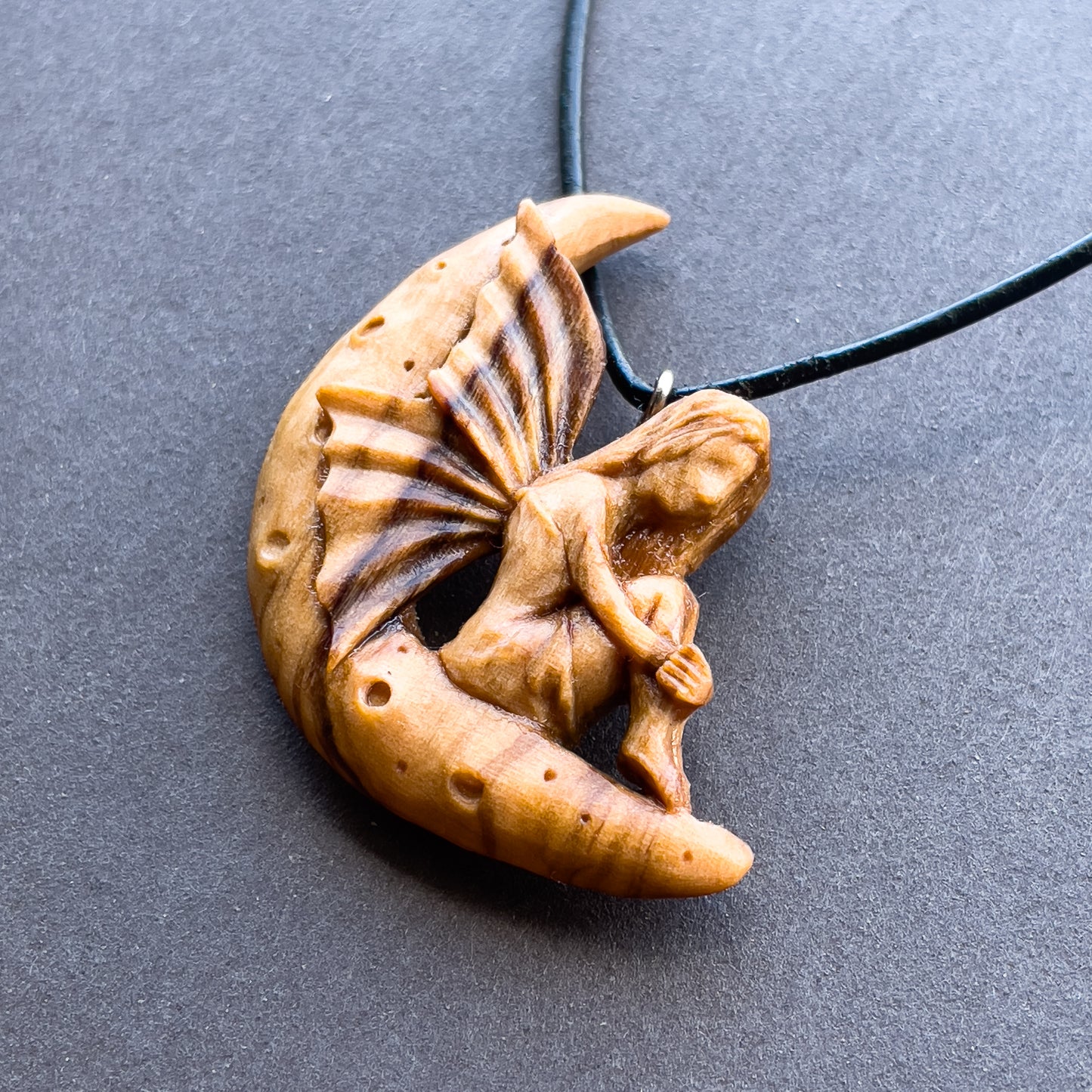 Fairy on The Moon Pendant