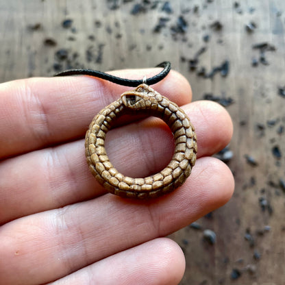 Serpent Ouroboros Eternal Circle Pendant