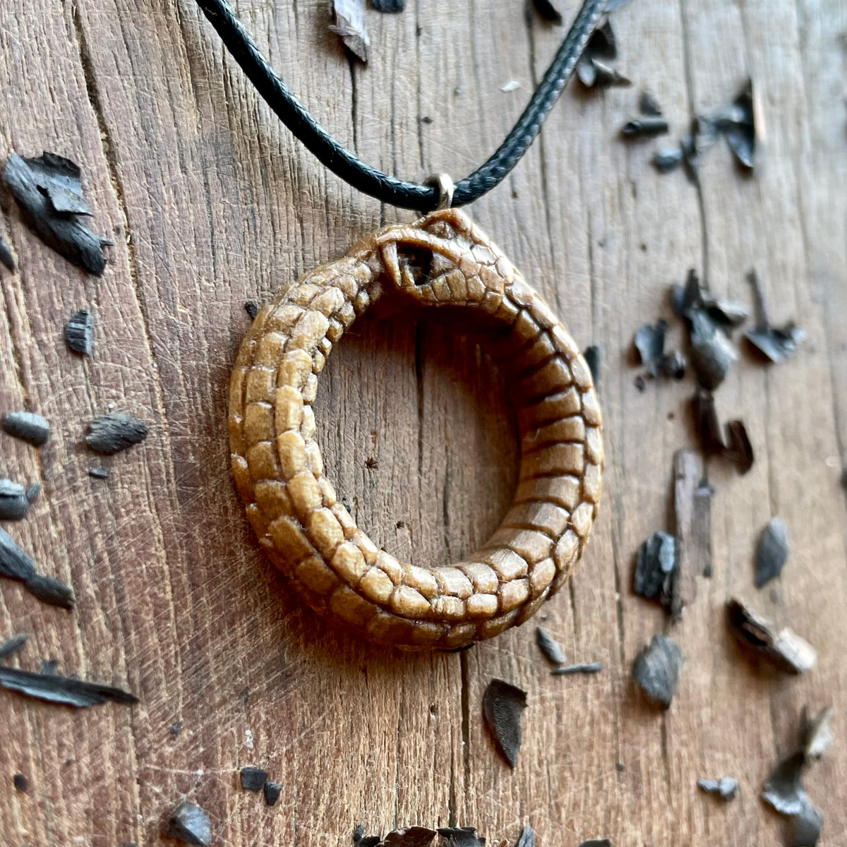Serpent Ouroboros Eternal Circle Pendant