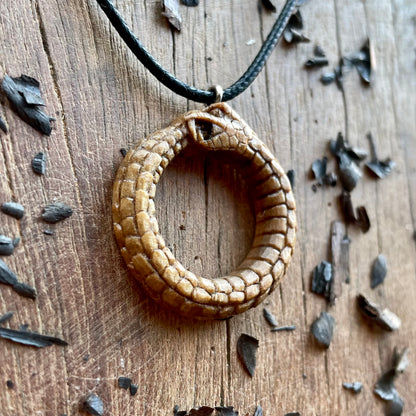 Serpent Ouroboros Eternal Circle Pendant