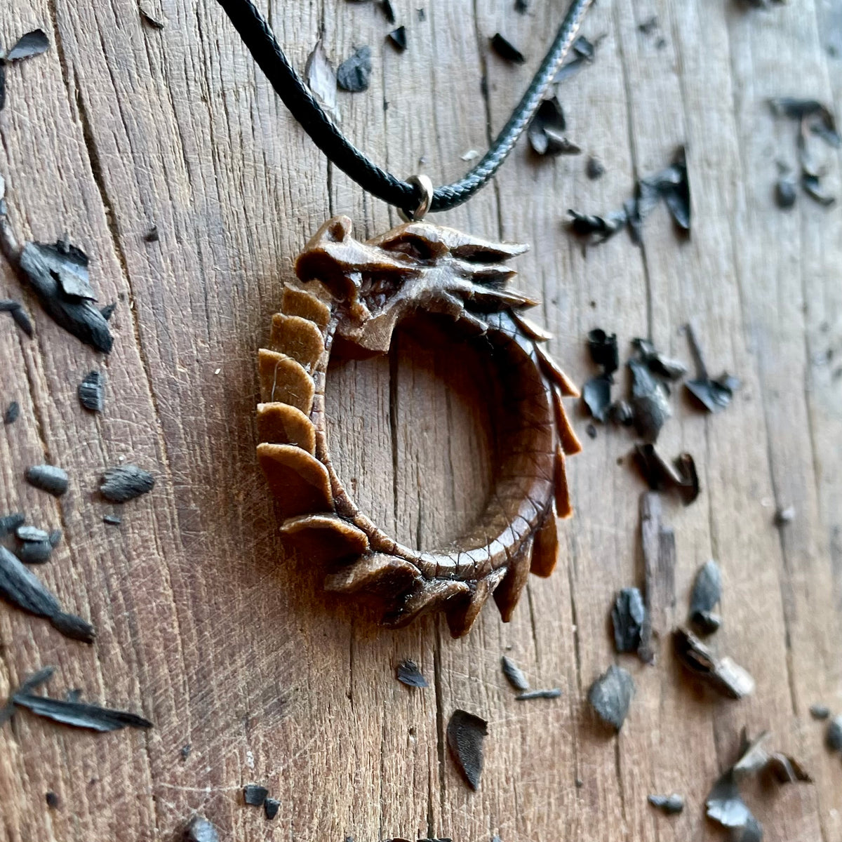 Dragon Ouroboros Eternal Circle Pendant