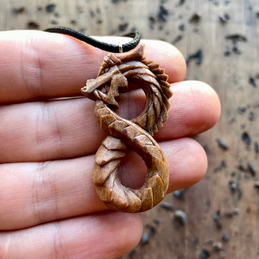 Ciondolo drago Ouroboros