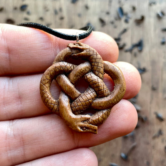 Ciondolo serpenti Ouroboros