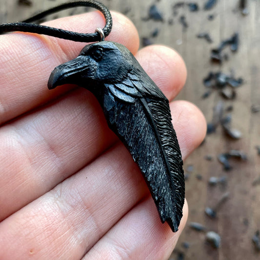 Raven Totem Pendant