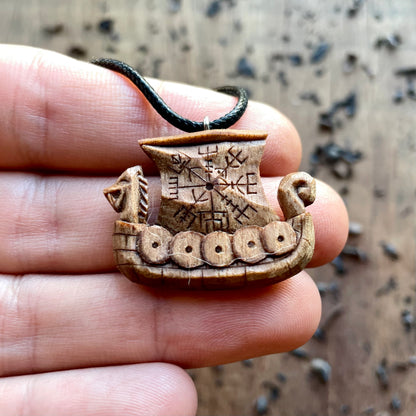 Drakkar Viking Ship Pendant