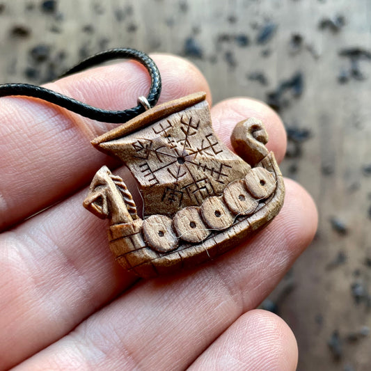 Drakkar Viking Ship Pendant