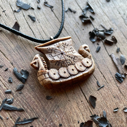 Drakkar Viking Ship Pendant