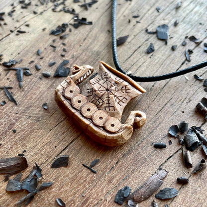Drakkar Viking Ship Pendant
