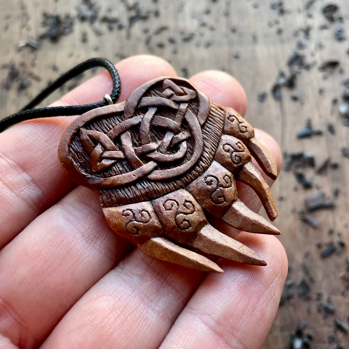 Norse Bear Paw Pendant