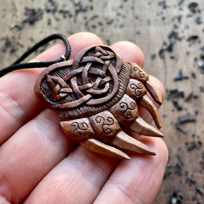 Norse Bear Paw Pendant