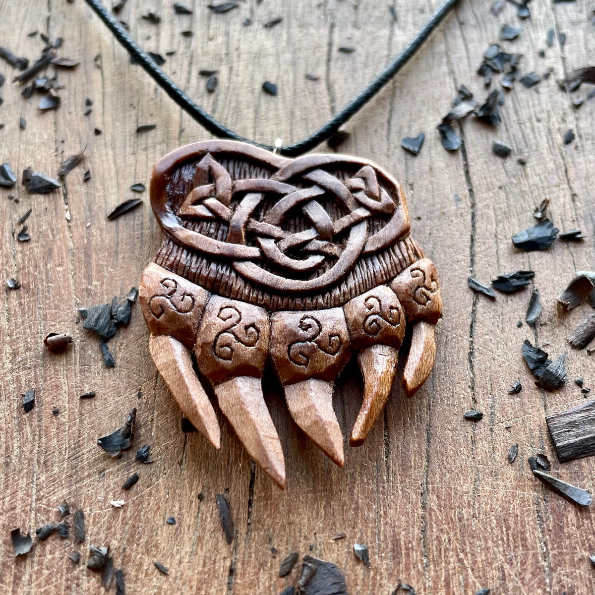 Norse Bear Paw Pendant