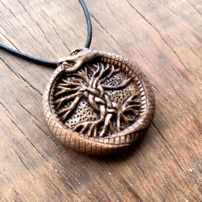 Ouroboros Yggdrasil Pendant