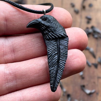 Raven Totem Pendant