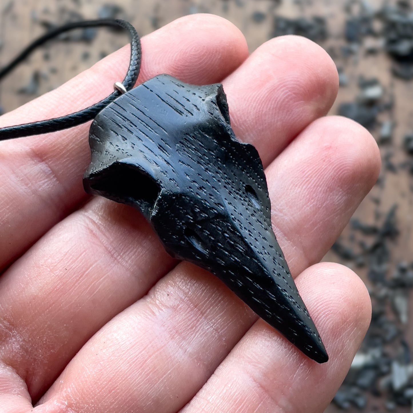Raven’s Skull Pendant