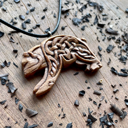 Bear Pendant – Norse &amp; Celtic Knotwork