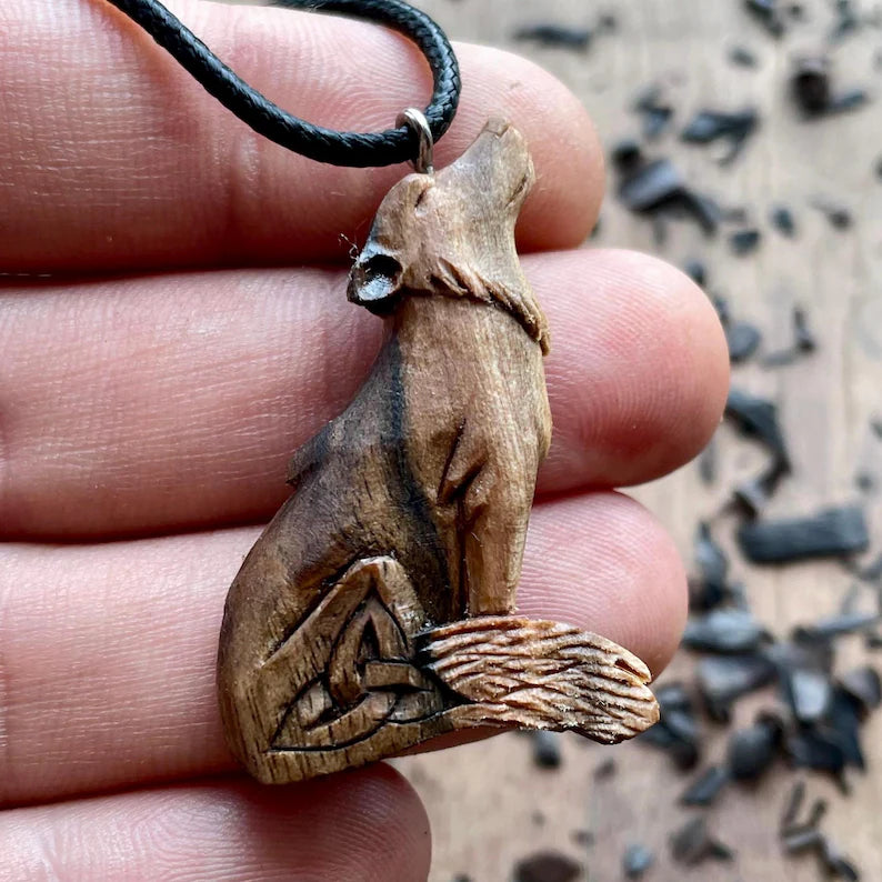 Celtic Wolf Pendant