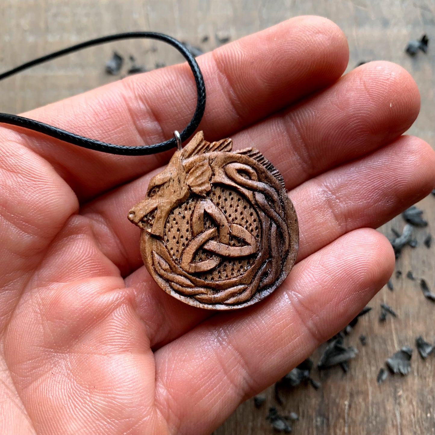 Celtic Dragon With Triquetra