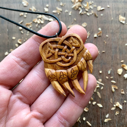 Celtic Bear’s Paw Triquetra Pendant